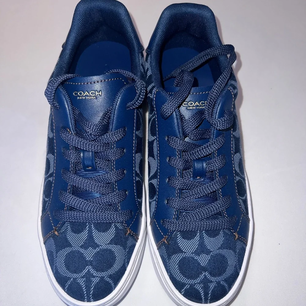 Navy Blue Coach sneakers - Picture 5 of 5